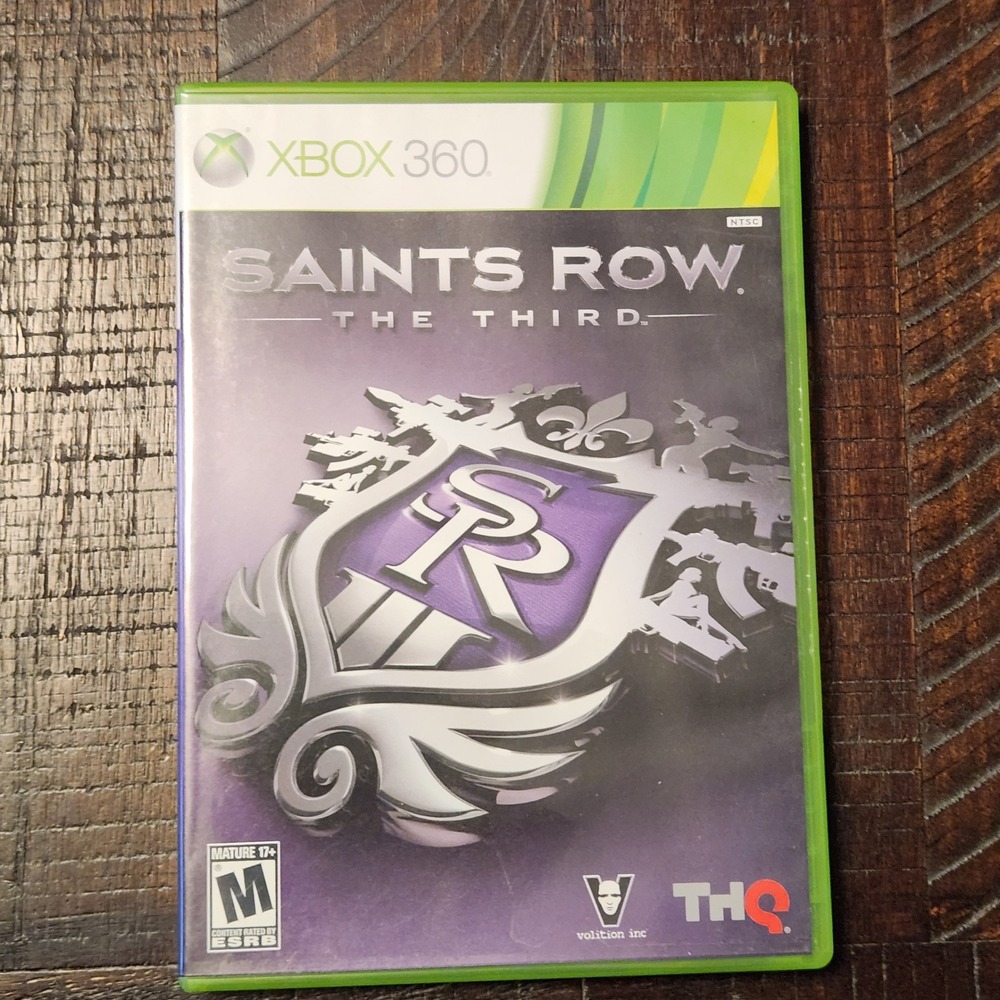 Saints‎ Row: The Third - Xbox 360 - Complete with Manual and Game Disc